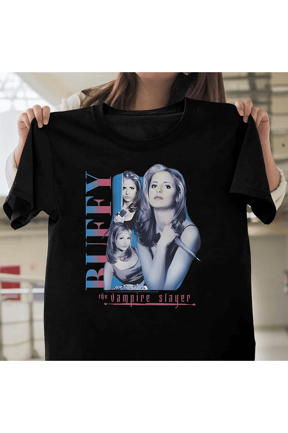 Buffy The Vampire Slayer Sunnydale High School Mascot Vintage 90s Horror Unisex T-Shirt, Size Up to 5XL