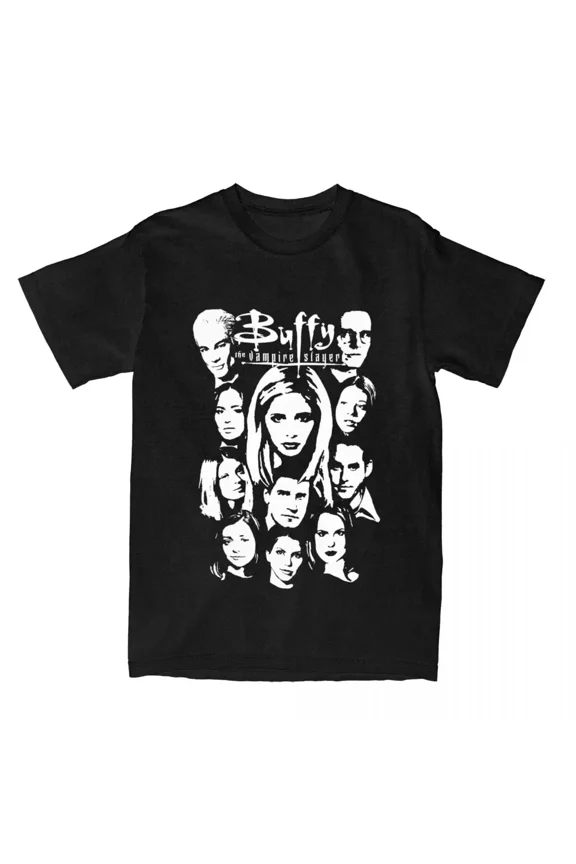 Buffy The Vampire Slayers Merchandise T-Shirts Men Women Funny Pure Cotton All S