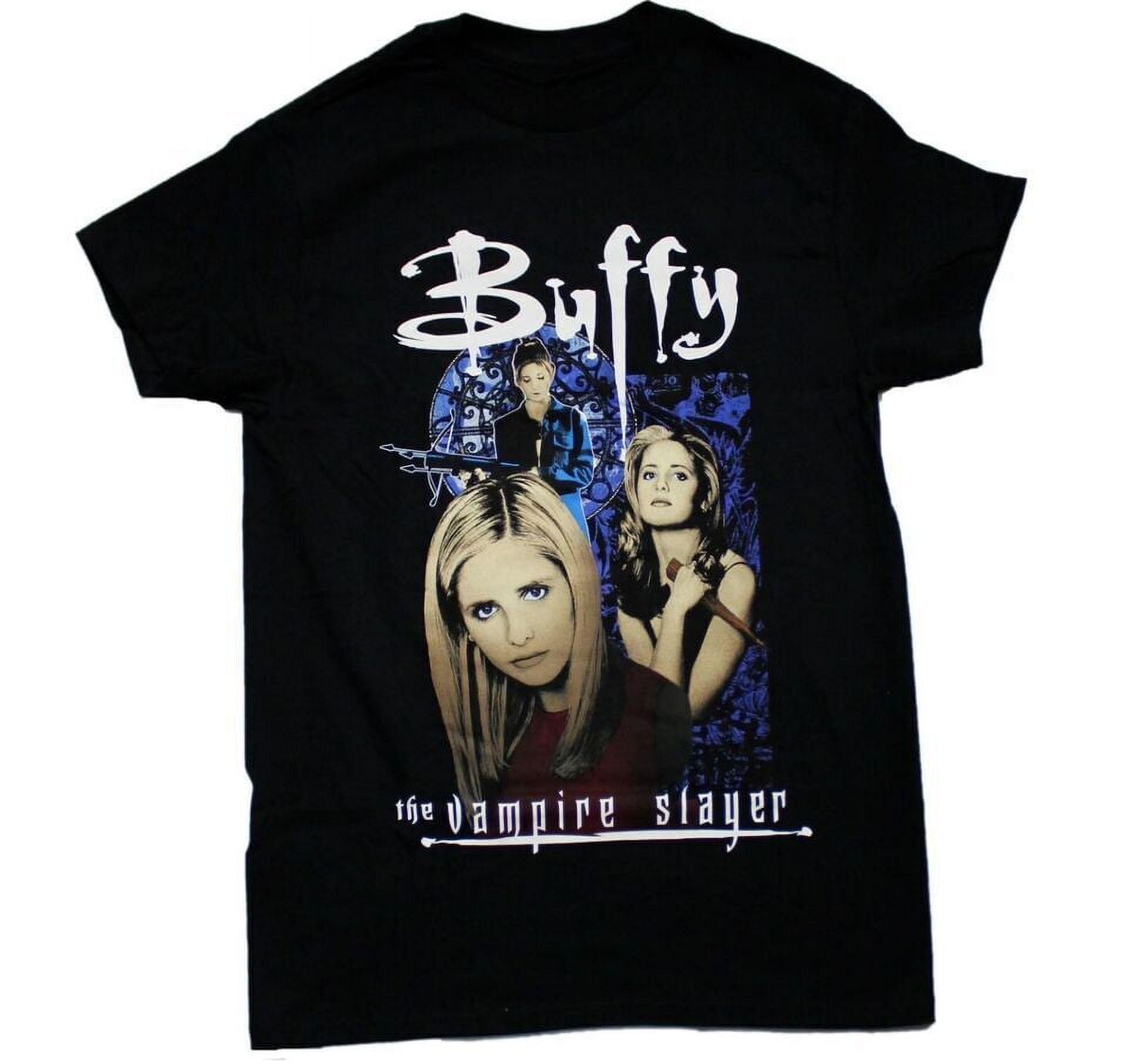 Buffy The Vampire Slayer Spike Oversized Portrait Retro TV T Shirt Schwarz  E35c01c8 D720 5ef0 9625 5d3426841ffd