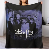 Buffy The Vampire Slayer Blanket, Soft Cozy Fluffy Plush Throw Blanket for Boys Girls Young Adults, Warm Flannel Blanket for Living Room Bedroom Couch Bed 30"x40"