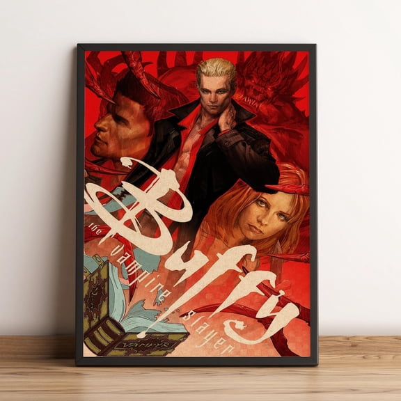 Buffy the Vampire Slayer Poster, Wall Art, TV Series Print, TV Show Poster Unframed Size 24''x36'' GooGate