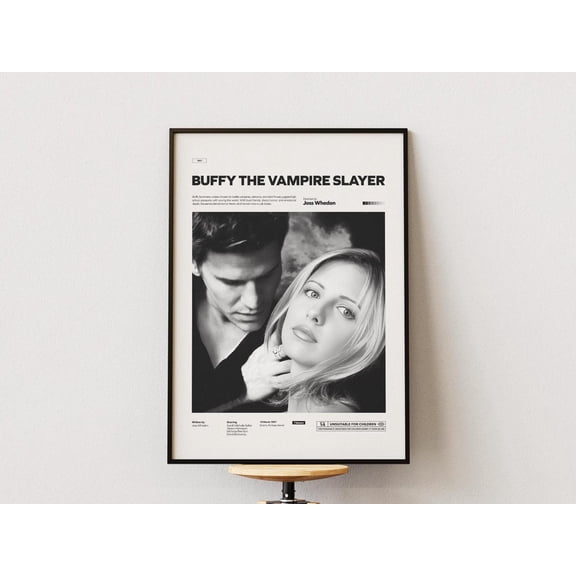 Buffy the Vampire Slayer Poster, Wall Art, TV Series Print, TV Show Poster Unframed Size 24''x36'' GooGate