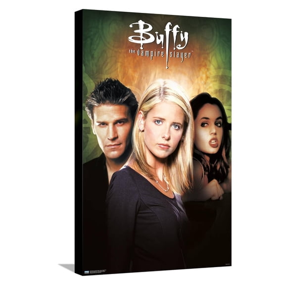 Buffy the Vampire Slayer - Season 3 One Sheet Canvas Wall Poster, 14.725" x 22.375"