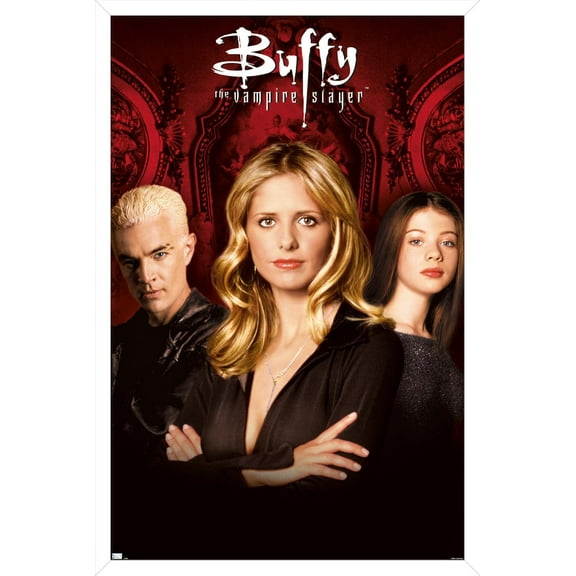 Buffy the Vampire Slayer - Season 5 One Sheet Wall Poster, 14.725" x 22.375", Framed