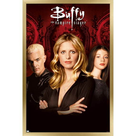 Buffy the Vampire Slayer - Season 5 One Sheet Wall Poster, 22.375" x 34" Framed