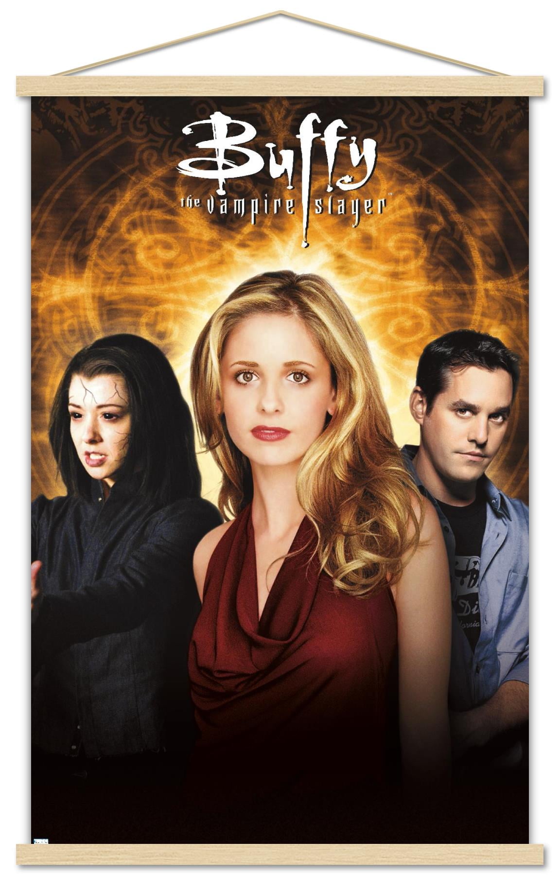 Buffy the Vampire Slayer - Season 6 One Sheet Wall Poster with Wooden Magnetic Frame, 22.375" x 34"