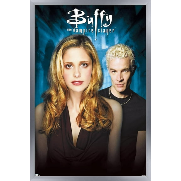 Buffy the Vampire Slayer - Season 7 One Sheet Wall Poster, 22.375" x 34" Framed