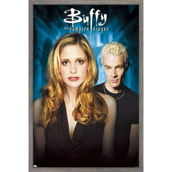 Buffy the Vampire Slayer - Season 7 One Sheet Wall Poster, 22.375" x 34" Framed