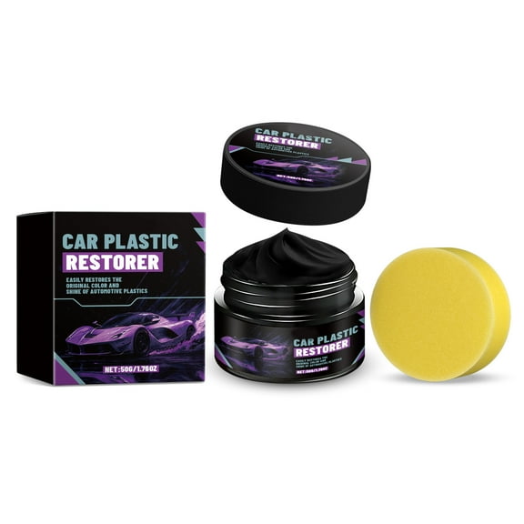 Bufgaceh Automobile Plastic Gloss Care Cream Interior Dashboard Polishing Cleaner Maintenance Stain Removal Fouling and Repair Car Wash Agent