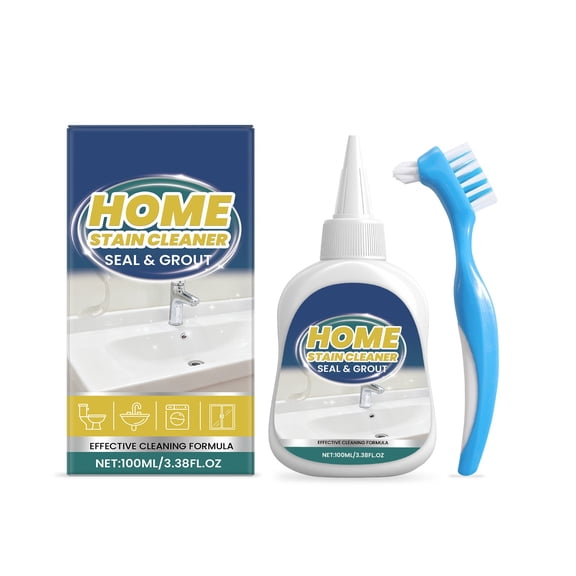 Bufgaceh Home Cleaner Gel, Cleaner for Washing Machine, Refrigerator Strips, Household Shower, Kitchen Sinks, Walls, Tiles, Bathrooms