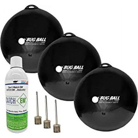 Bug Ball Kit Outdoor Fly & Biting Insect Killer Bug Balls, 10 oz, 3 Count
