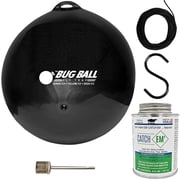مجموعة Bug Ball Starter الكاملة - مصيدة الذباب والحشرات، عبوة من 4 قطع