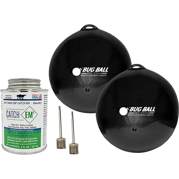 Bug Ball Starter Kit- Yellow Fly, Horse Fly, Deer Fly, and Greenhead Fly Trap