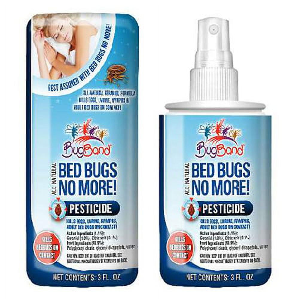 Bug Band Bed Bugs No More Pesticide, Travel Size, 3 oz