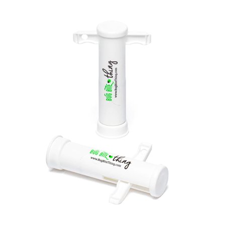 Bug Bite Thing Suction Tool, Poison Remover - Bug Bites and Bee/Wasp Stings, Natural Insect Bite Relief- White/2 Pack