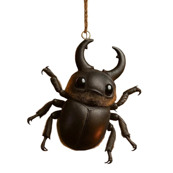 Bug Buddies Christmas Ornaments - Insect-Themed Holiday Decor for Entomology Lovers (2-Piece Set)