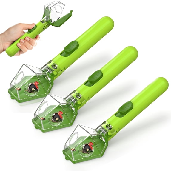Bug Catcher – 3 Pack Insect Trap Kit with 6X Magnifier Glass, Handheld Bug Capture Tool for Indoor Outdoor Nature Exploration