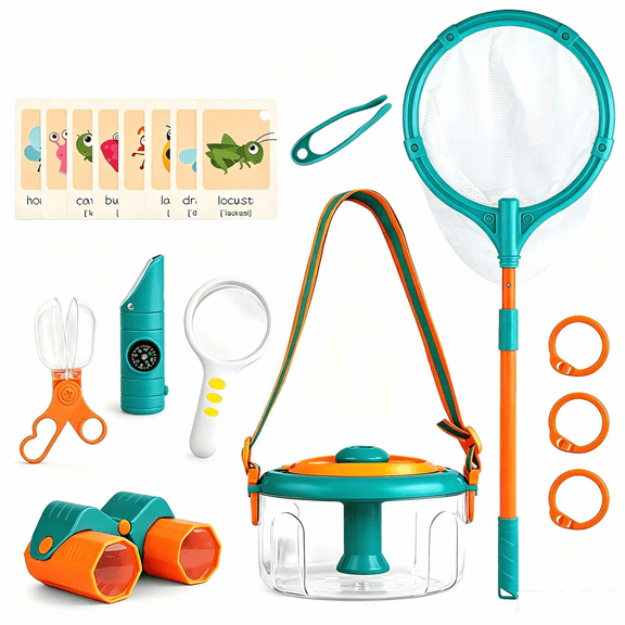 CONUSEA Bug Catching Kit 18-Piece Outdoor Explorer Kit for Kids