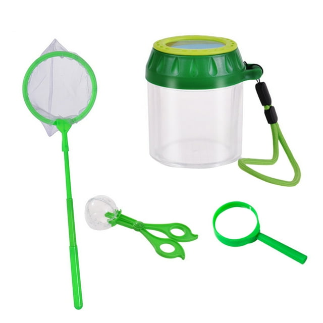 Bug Catcher for Kids Outdoors Toys, Bug Catching Kit with Butterfly Net ...