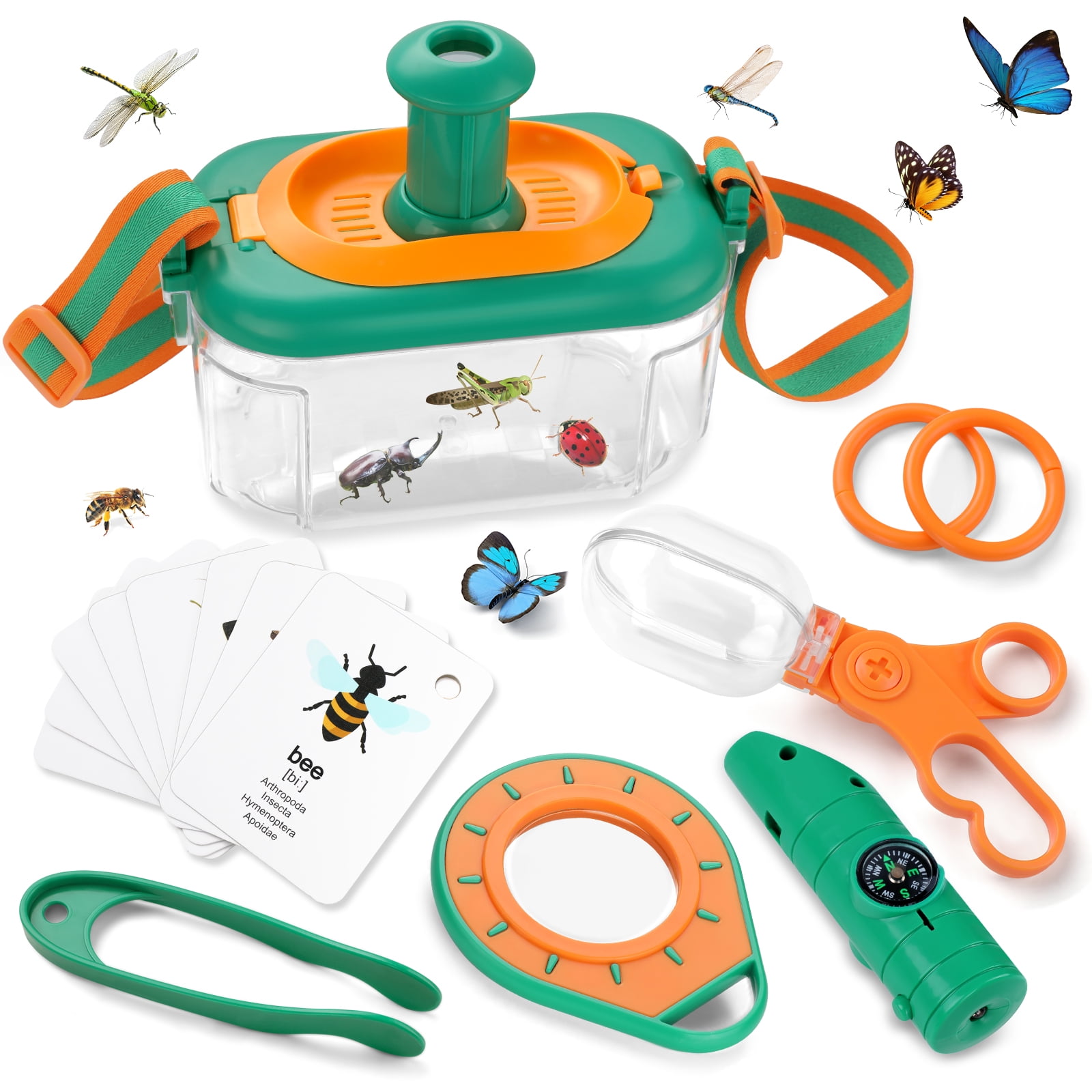 Bug Catcher Kit for Kids, IsEasy Outdoor Explorer Kit with Magnifying