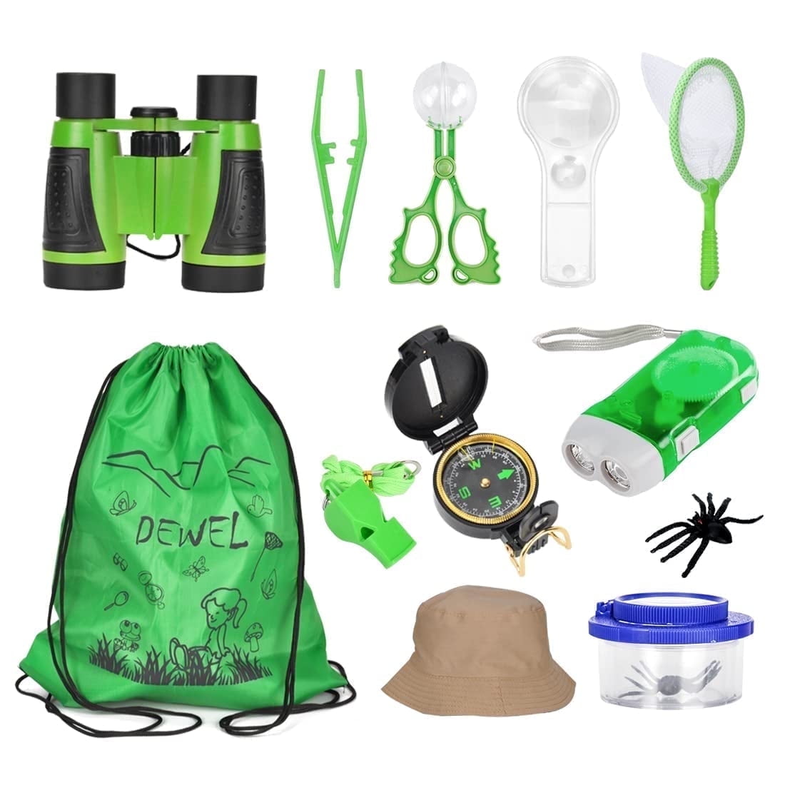 Neon Green Bug Catcher Exploration Kit for Kids
