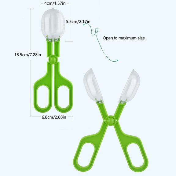 Bug Catcher Scissor Clamps Kids Insect Catching Toy Outdoor Adventure Exploration Gear for Boys Girls Backyard Critter Hunting Activity Tool, Blue