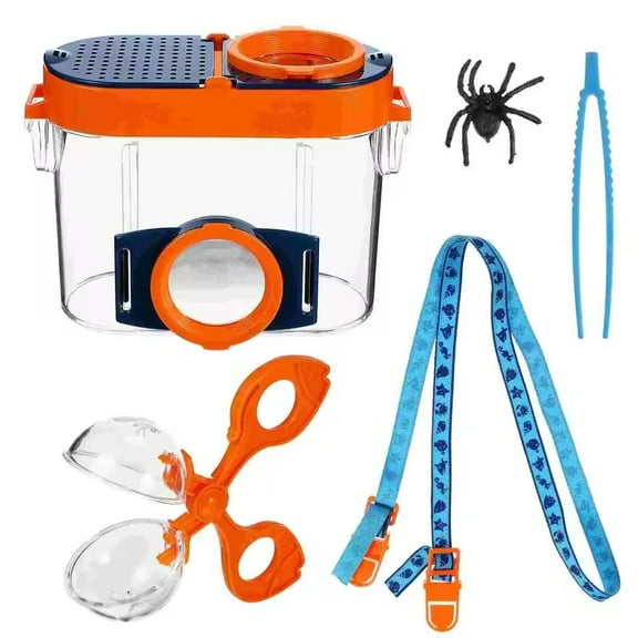 Bug Catcher Viewer for Kids Outdoor Toys Handheld Insect Magnifier Microscope Catching Kit