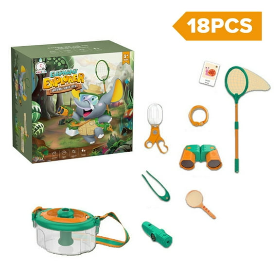 Bug Catching Kit Bug Catcher Set with Butterfly Net, Insect Catcher for Kid Ages 3+ Outdoor Explore & Birthday Gifts