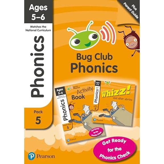 Bug Club Phonics Parent Pack 5 For Ages 5-6; Phonics Sets 13-26