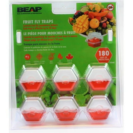 Bug Elimination and Prevention BeapCo 10036 Drop - Ins Fruit Fly Traps