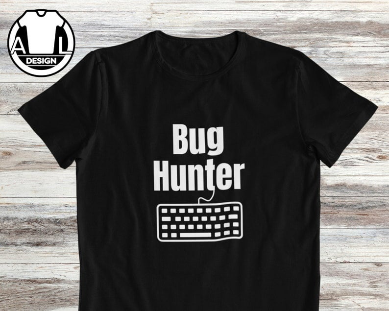 Bug Hunter Mode On – Funny Tech Shirt for Programmers, Coder Gift ...