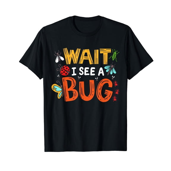 Bug Insect Gift for Entomologists and Bug Lovers Black T-Shirt