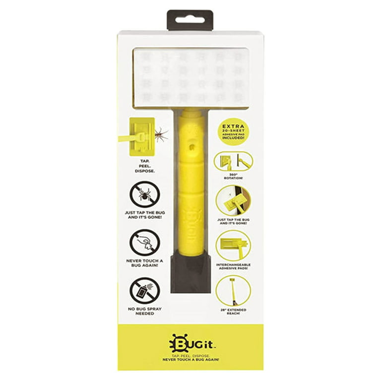 Bug It 28 Extended Reach Pest Trap Insect Remover Wand - Miles