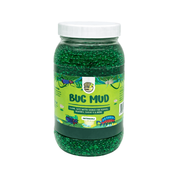 BugzyBugs Bug Mud Hydration Gel Clean Water Source for Isopods, Crickets, Feeder Insects, 1-Pack, 16 oz