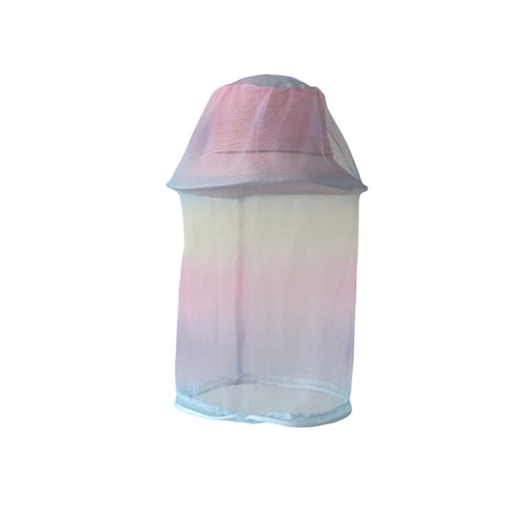Bug Net for Head, Mosquito Net Hat, 17X20 In, Mosquito Netting, Mosquito, Bug Outdoor, Head, Hiking Trekking, Gradient Pastel, Xl Fit, 1 Pc