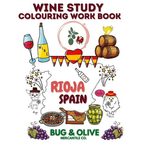 Bug & Olive Rioja Spain Colouring Book (Paperback)