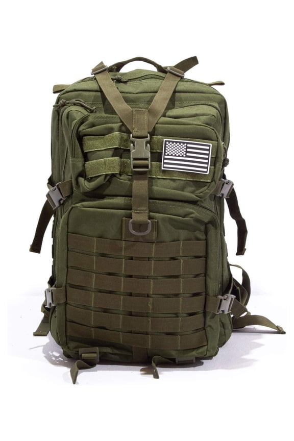 Bug Out Bag Backpack - 50L Backpack - Great for Survival (Green)