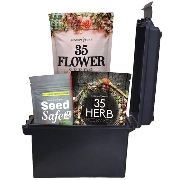 Bug Out Bag Seed Kit: 105 Varieties of Survival Seeds, Herbs, and Wildflowers