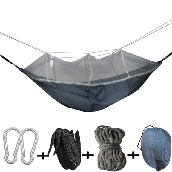 Bug Out Hammock With Built-in Mosquito Net 210D Nylon Portable Camping Hammock