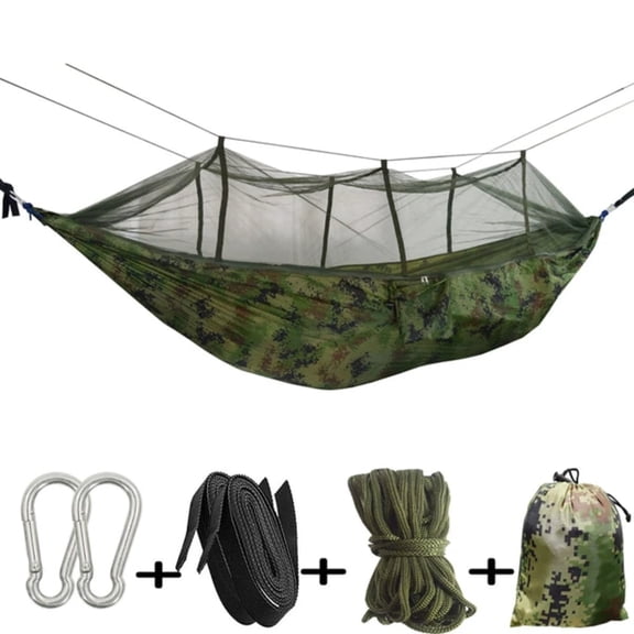 Bug Out Hammock With Built-in Mosquito Net 210D Nylon Portable Camping Hammock