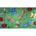 thumbnail image 1 of Bug Party Doormat Rug, Green - 18 x 30 in., 1 of 1