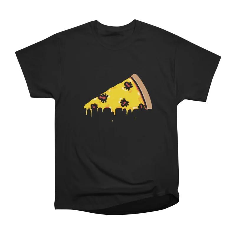 Pusheen Big Girls T-Shirt Blanc à Manches Courtes - Design Pizza Purrty Cat - T-Shirt Adorable Et Confortable Pour Fans De Chats