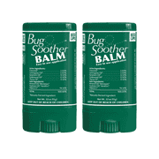 Bug Soother Natural Insect Repellent Topical Bug Balm for Mosquitoes  | Deet-free | 2-pack, 0.52 oz.