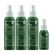 Bug Soother Spray 3, 4 oz bottle - Natural Insect, Gnat and Mosquito Repellent & Deterrent - Includes 1 oz. Travel Size