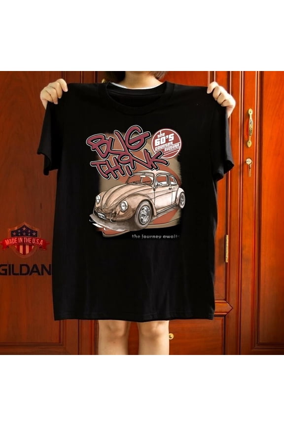 Bug Think Car VW Beetle Classic 60s Vintage Unisex Tee Gift Graphic Tee,for unisex up to 5XL