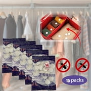 Bug Traps Moth Ball for Clothes, Furniture, Carpet and Pantry Moths, 5 Pack (300Pcs)