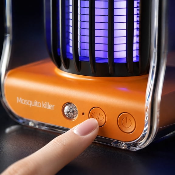 Bug Zapper 2-in-1 Rechargeable Lamp with Night Light Electric Fly USB Charging Portable Indoor Bug Zapper for Bedroom Patio Yard 1pcs, Green