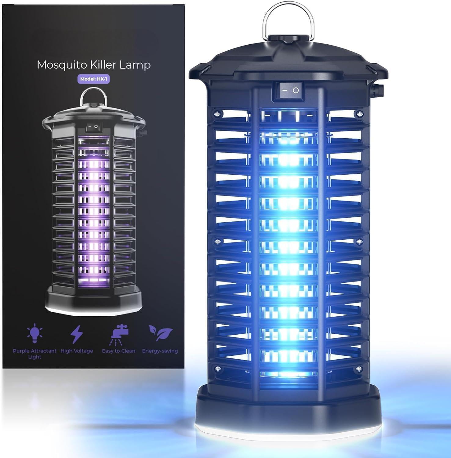 Bug Zapper ,4200V Electric Mosquito Zappers Killer, Waterproof Insect Fly Trap Outdoor for Home Backyard Patio