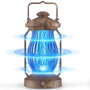Bug Zapper Cordless Portable Hanging Electric Mosquito Fly Killer Trap w/ Light