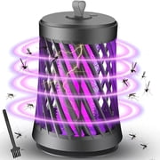 Bug Zapper Indoor, 2 In 1 Mosquito Zapper, Electric Indoor Bug Zapper, USB-C Power Supply, Powerful Fly Zapper With Purple Lights For Home, Garden, Patio